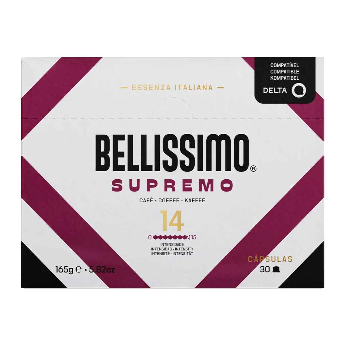 cápsulas café bellissimo aroma supremo pack 30 unid